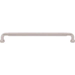 Top Knobs TK3205 Dustin Pull 8 13/16 Inch Center to Center - Polished Nickel