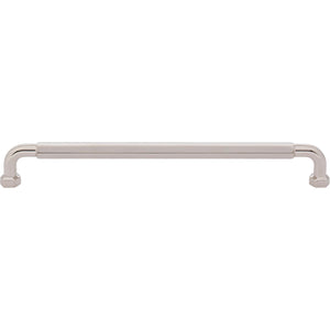 Top Knobs TK3205 Dustin Pull 8 13/16 Inch Center to Center - Polished Nickel