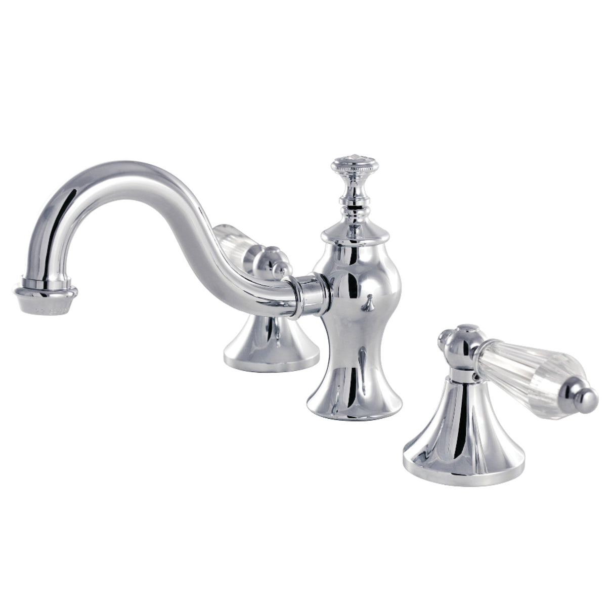 Kingston Brass KC7161WLL 8 in. Widespread Bathroom Faucet, Polished Chrome