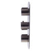 ALFI brand AB3901-BN Brushed Nickel Round 2 Way Thermostatic Shower Mixer