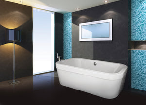 Hydro Systems ELI7240ATA-WHI ELIZABETH, FREESTANDING THERMAL AIR SYSTEM 72X40 - -WHITE