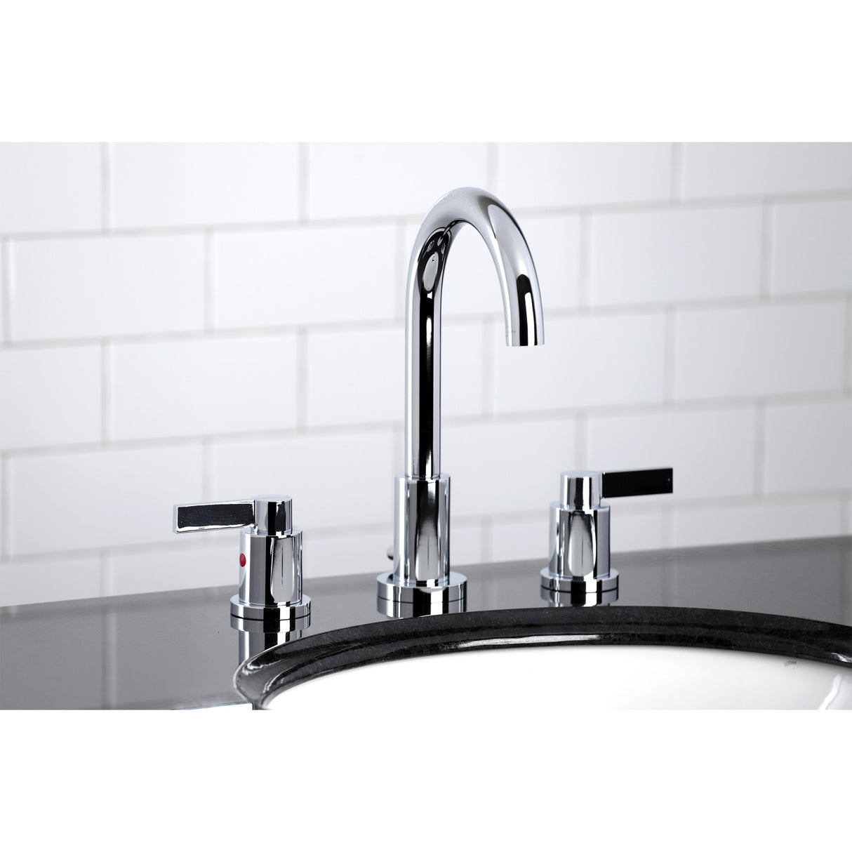 Fauceture FSC8921NDL NuvoFusion Widespread Bathroom Faucet, Polished Chrome