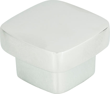 Atlas Homewares Chunky Square Knob Large 1 13/16 Inch Polished Chrome