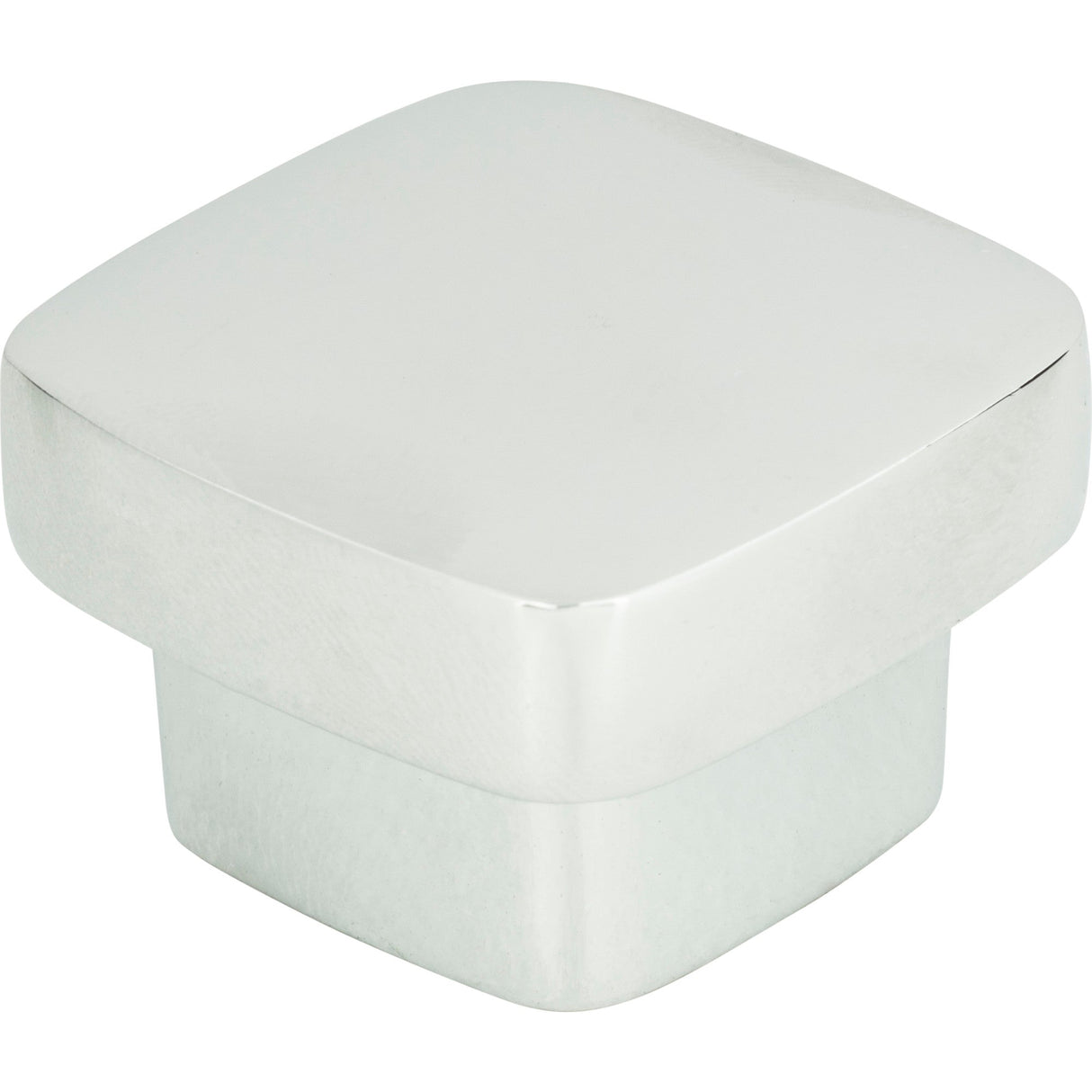 Atlas Homewares Chunky Square Knob Large 1 13/16 Inch Polished Chrome