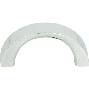 Atlas Homewares Tableau Curved Pull 1 7/16 Inch (c-c) Polished Chrome