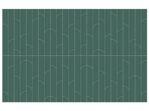 Anatolia Geometra 3X12 Ivy Emerald Glossy Ceramic Wall Tile 4000-0307-0 Emerald Ivy 3x12 - premium natural stone mosaic tile from Anatolia Tile, available at PoshHaus showroom in Keene, NH
