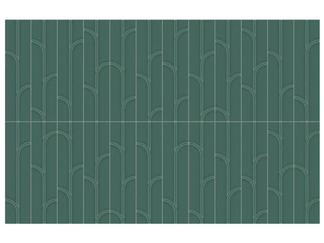 Anatolia Geometra 3X12 Ivy Emerald Glossy Ceramic Wall Tile 4000-0307-0 Emerald Ivy 3x12 - premium natural stone mosaic tile from Anatolia Tile, available at PoshHaus showroom in Keene, NH