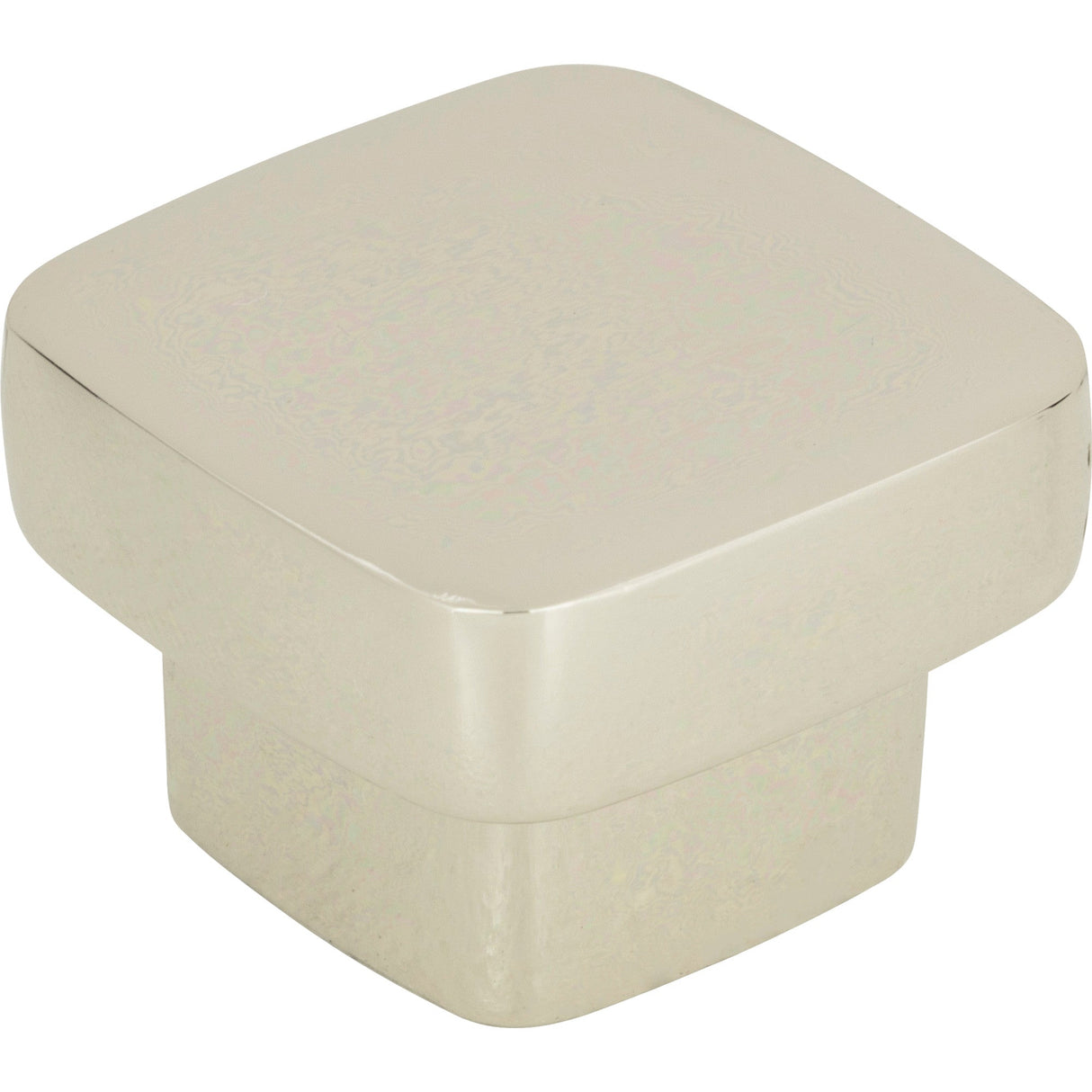 Atlas Homewares Chunky Square Knob Medium 1 7/16 Inch Polished Nickel