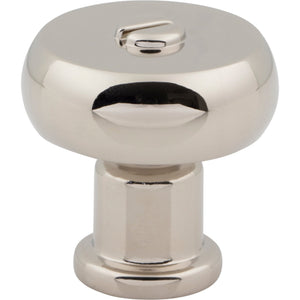 Atlas Homewares Everitt Knob 1 3/16 Inch Polished Nickel