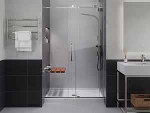 Leisure 20 in. Teak Wall Mounted Folding Shower Seat D-7-CH