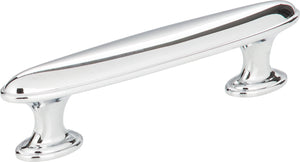 Atlas Homewares Austen Oval Pull 3 Inch (c-c) Polished Chrome