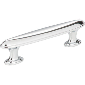 Atlas Homewares Austen Oval Pull 3 Inch (c-c) Polished Chrome