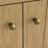 Hudson 30" Single Vanity, Light Natural Oak w/ 3 CM Lime Delight Silestone Top