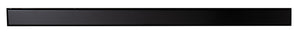 ALFI brand 47" Black Matte Brushed Stainless Steel Linear Shower Drain with Solid Cover