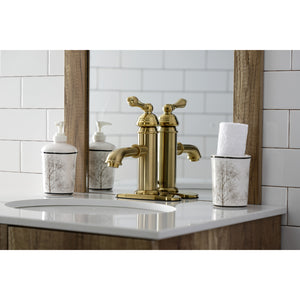 Kingston Brass KS7417ACL American Classic Single-Handle Bathroom Faucet, Brushed Brass