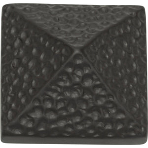 Atlas Homewares Craftsman Square Knob 1 1/4 Inch Aged Bronze