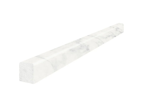 Anatolia Tile 1/2X12 Eterna Bianco Honed Marble Deco-Bar 5002-0091-0 - Mini 1/2" X 12" Eterna Bianco Deco-Bar 1/2x12 - premium natural stone mosaic tile from Anatolia Tile, available at PoshHaus showroom in Keene, NH