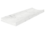Anatolia Tile 4X12 Eterna Bianco Fluto Honed Marble Tile 5000-0350-0 Eterna Bianco Fluto - premium natural stone mosaic tile from Anatolia Tile, available at PoshHaus showroom in Keene, NH