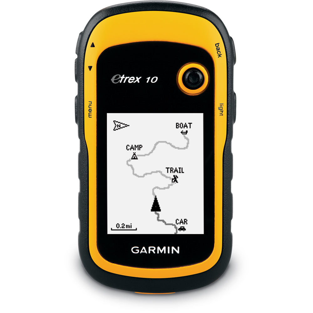 Garmin E TREX10 Handheld GPS 2.2" Display, WAAS World Basemap Micro SD Waterproof