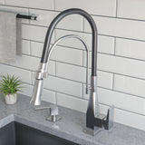 ALFI brand AB5007-BSS Modern Square Brushed Stainless Steel Soap Dispenser