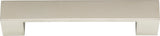 Atlas Homewares Wide Square Pull 5 1/16 Inch (c-c) Polished Nickel