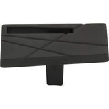 Atlas Homewares Modernist Left Knob 1 3/4 Inch Matte Black