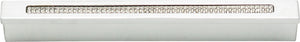 Atlas Homewares Crystal Bar Inset Thin Pull 3 3/4 Inch (c-c) Matte Chrome