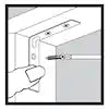 (4-Pack) 1-1/2 in. Zinc-Plated Corner Brace