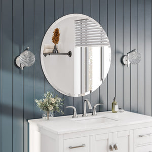 Eviva Round 24" x 24" Circle/Round Frameless Mirror