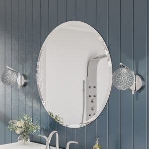 Eviva Round 24" x 24" Circle/Round Frameless Mirror