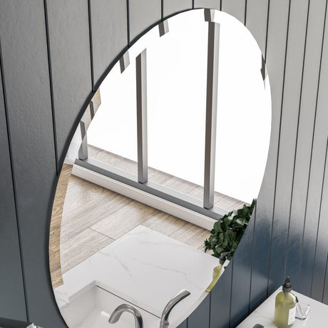 Eviva Round 24" x 24" Circle/Round Frameless Mirror