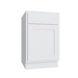 Essential White Single Door Standard Base Cabinet - 15" W