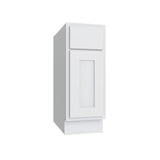 Essential White Single Door Standard Base Cabinet - 21" W - Reduced Height