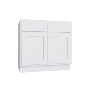 Essential White Double Door Standard Base Cabinet - 33