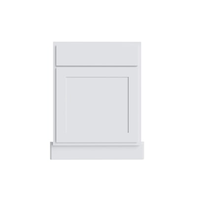 Essential White Corner Sink Front for 42" Space - 27" W