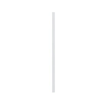 Essential White Fluted Filler - 3" W x 96" H
