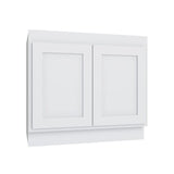 Essential White Sink Base Cabinet - 30" W x 32.5" H x 24" D - ADA Accessible