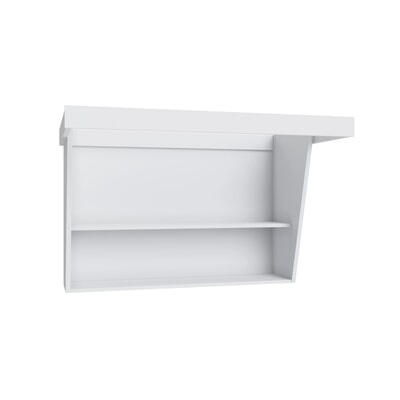 Essential White Hanging Vanity - 36" W x 32.5" H x 21" D - ADA Accessible