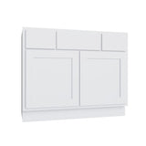 Essential White Vanity Sink Base - 36" W x 34.5" H x 21" D
