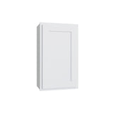 Essential White Single Door Wall Cabinet - 21" W x 42" H