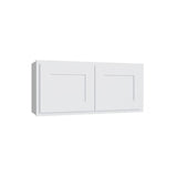 Essential White Double Door Wall Cabinet - 30" W x 12" H