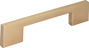 Atlas Homewares Thin Square Pull 5 1/16 Inch (c-c) Champagne