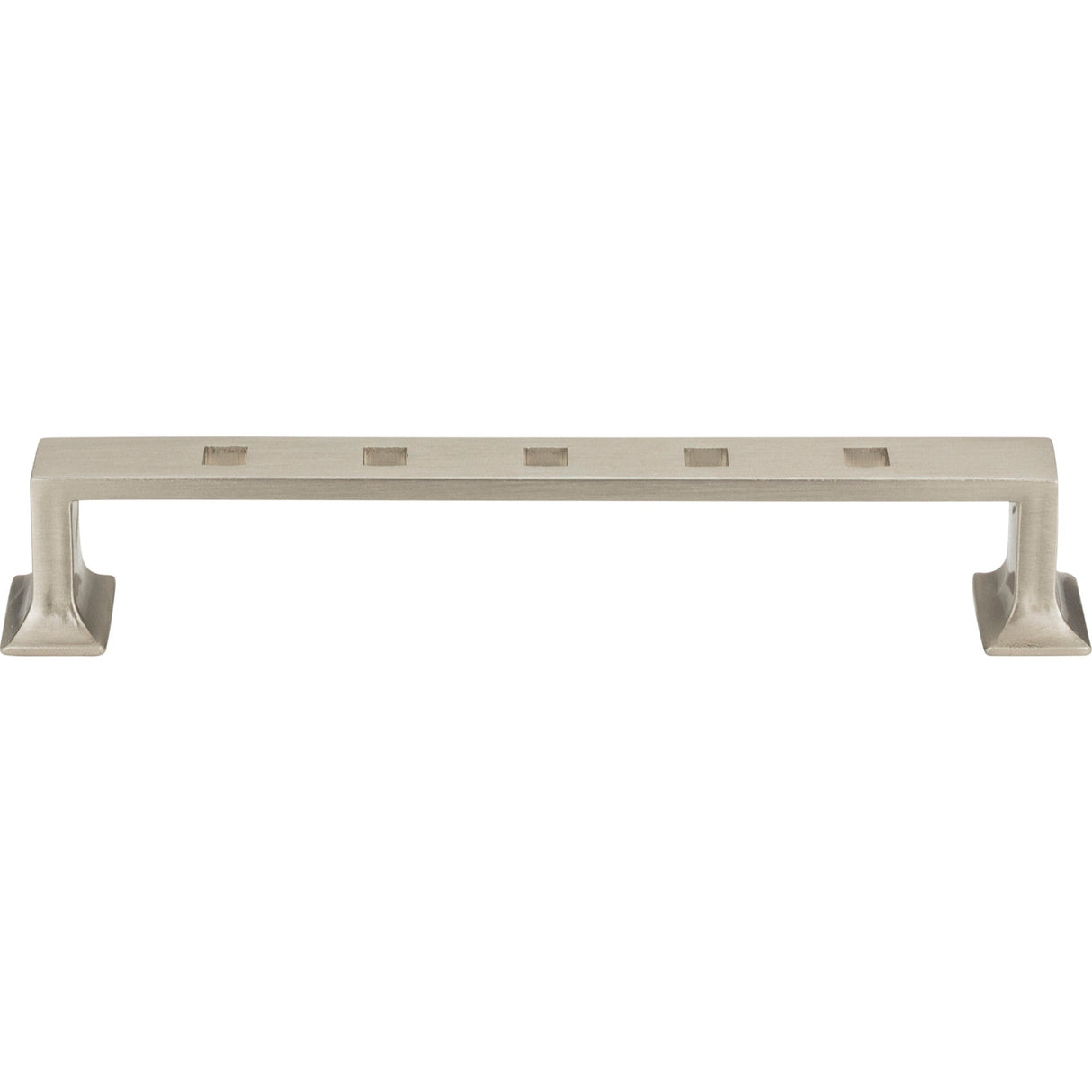 Atlas Homewares Modern Craftsman Pull 5 1/2 Inch (c-c) Brushed Nickel
