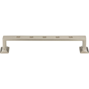 Atlas Homewares Modern Craftsman Pull 5 1/2 Inch (c-c) Brushed Nickel