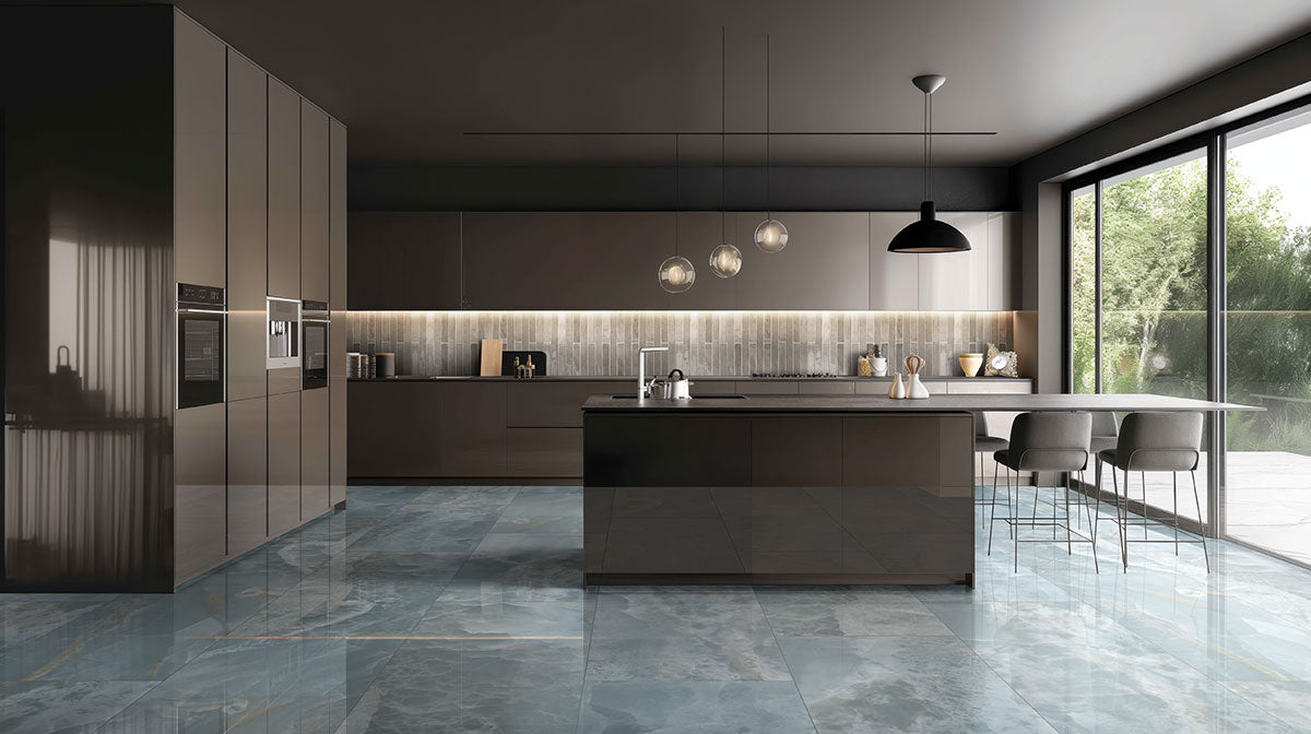 Biotite 24" x 48" Polished Porcelain Floor and Wall Tile