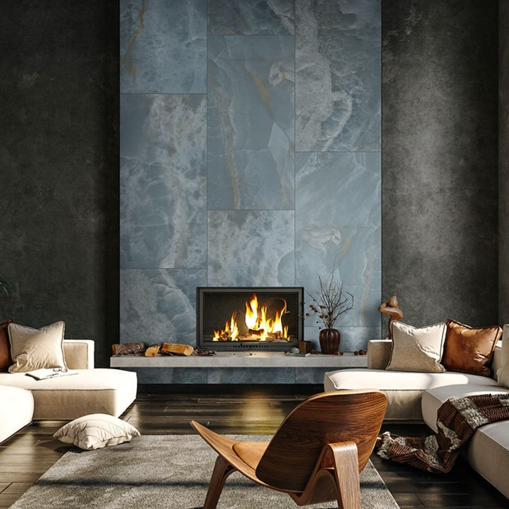 Biotite 24" x 48" Polished Porcelain Floor and Wall Tile