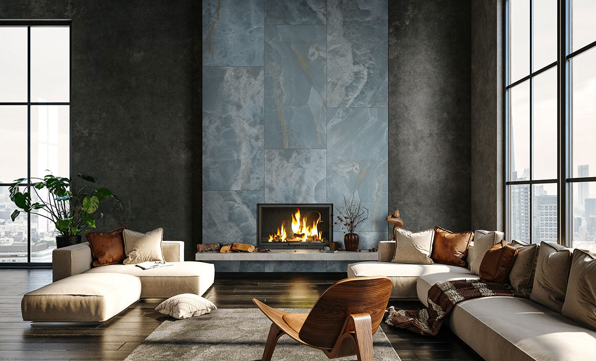 Biotite 24" x 48" Polished Porcelain Floor and Wall Tile