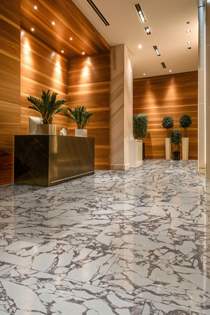Exotika Violetta Porcelain Tile - Polished - MSI Surfaces Floor Tiles Ventara Violetta Polished 24" x 48"