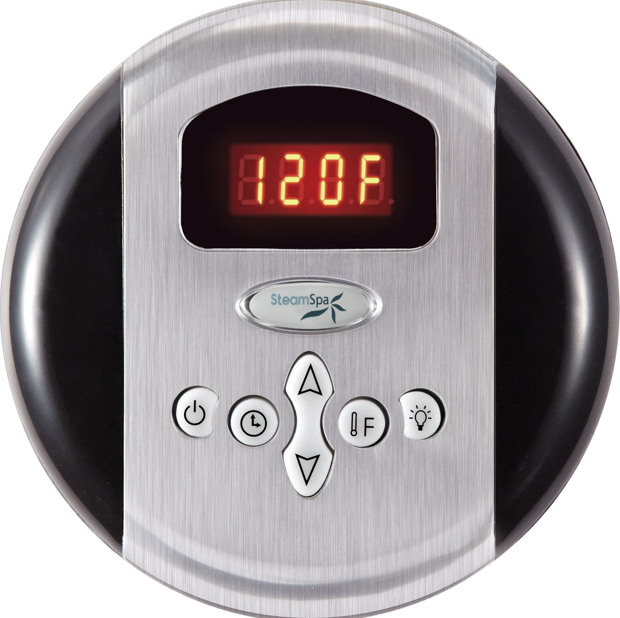 SteamSpa Programmable Control Panel with Presets in Brushed Nickel G-SC-200-BN