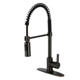 Gourmetier LS8776CTL Continental Single-Handle Pre-Rinse Kitchen Faucet, Naples Bronze